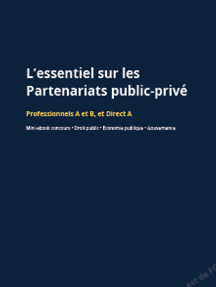 GESTION PUBLIQUE: LES PPP