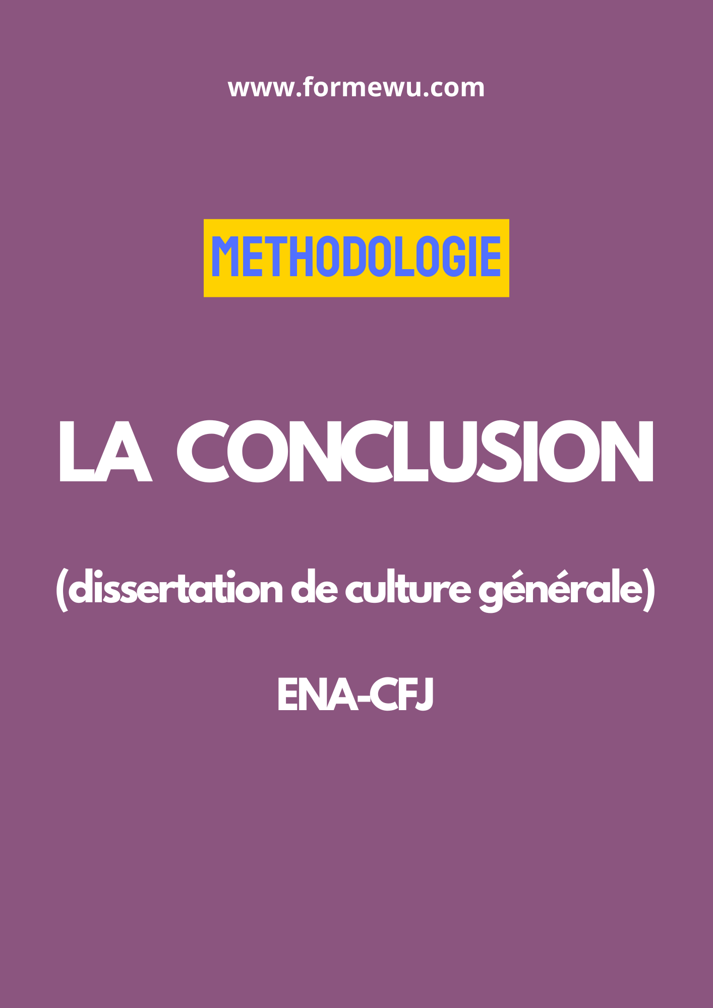 LA CONCLUSION