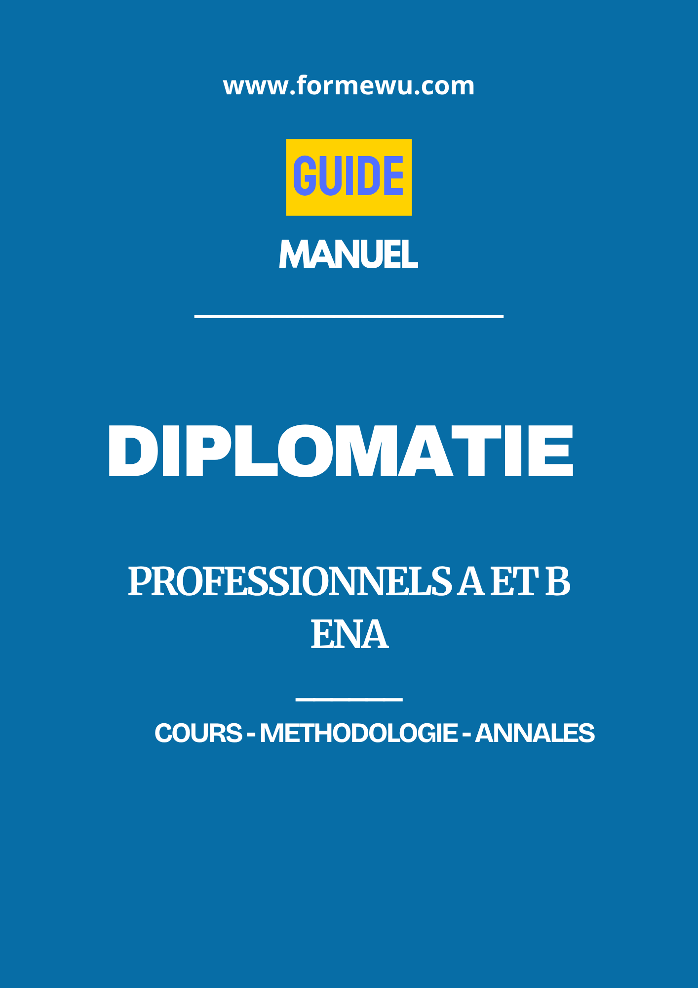 DIPLOMATIE - PROFESSIONNELS A ET B MANUEL