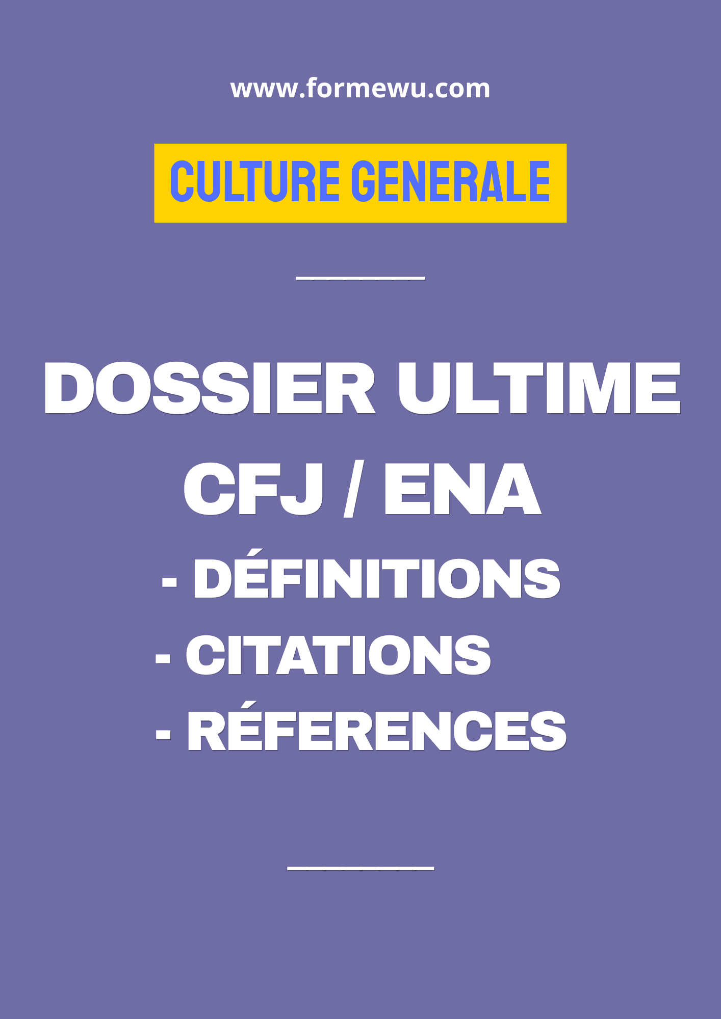 GRAND DOSSIER ENA CFJ