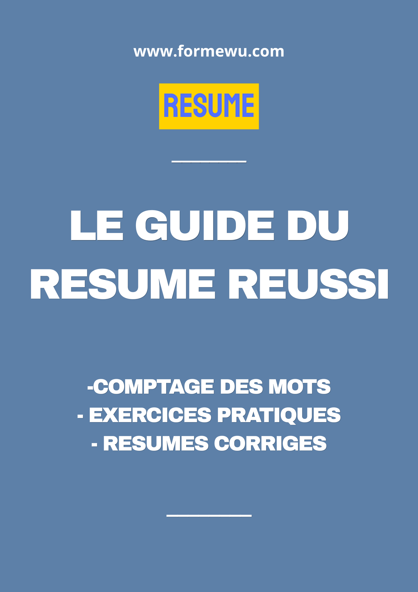LE GUIDE COMPLET DU RESUME