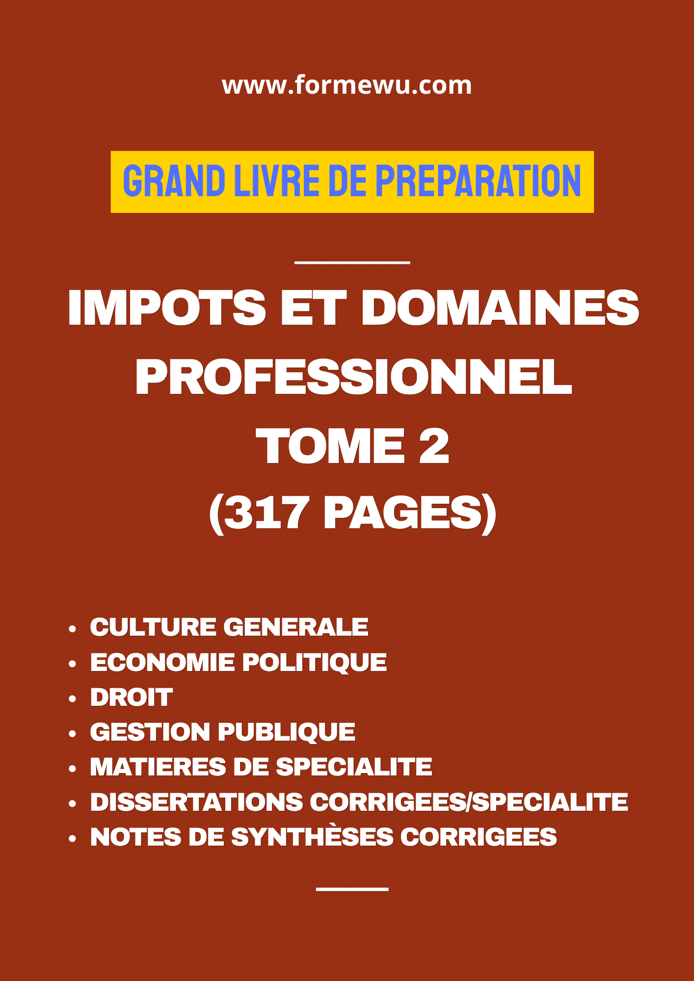 Impôts et Domaines - Professionnel : Tome 2