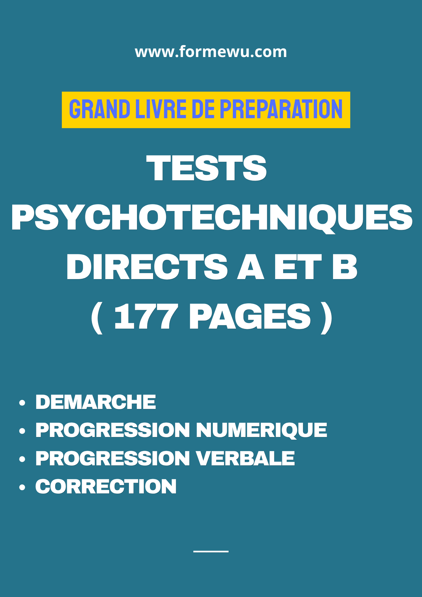 TESTS PSYCHOTECHNIQUES TOME 4